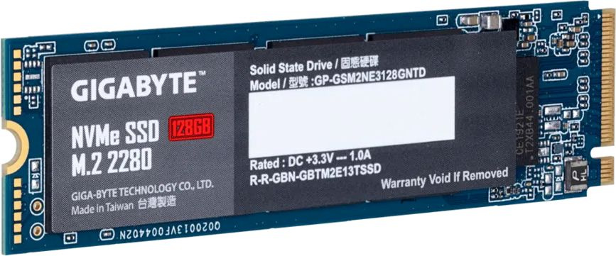 Картинка Накопитель SSD Gigabyte PCI-E 3.0 128Gb GP-GSM2NE3128GNTD NVMe M.2 2280