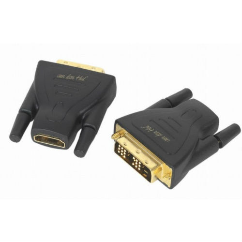 Картинка Переходник HDMI-HDMI Cablexpert A-HDMI-FFL2, 19F/19M, вращающийся на 180 град, золотые разъемы