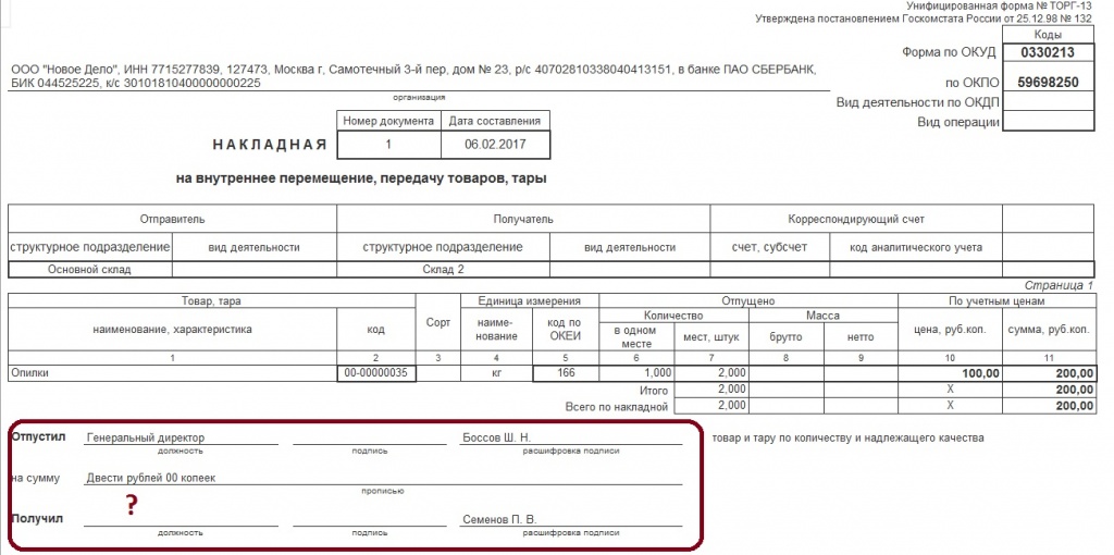 Образец список материально ответственных лиц